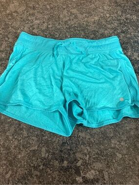 Layer 8 Turquoise Athletic Shorts with Drawstring